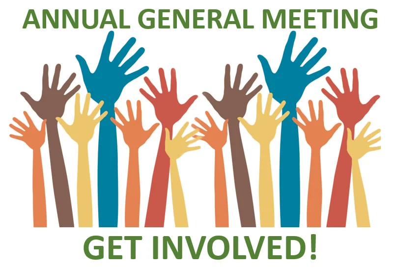 AGM on Tuesday 14th April at 7pm.